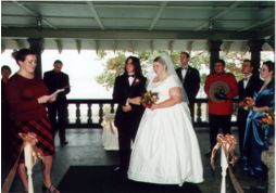 Linda O. reciting the reading